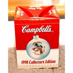 Cambell's‎ Soup Kids 1998 Glass Bulb Ornament Christmas Collector's Edition